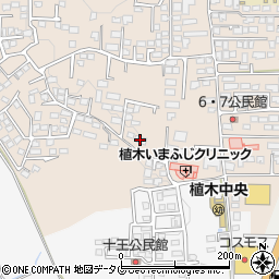 熊本県熊本市北区植木町一木603周辺の地図
