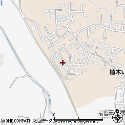 熊本県熊本市北区植木町一木670-30周辺の地図