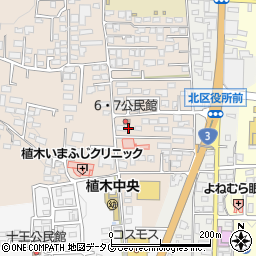熊本県熊本市北区植木町一木181周辺の地図