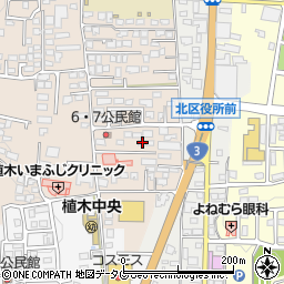 熊本県熊本市北区植木町一木180-4周辺の地図