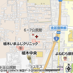 熊本県熊本市北区植木町一木180-5周辺の地図