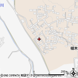 熊本県熊本市北区植木町一木670周辺の地図