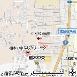 熊本県熊本市北区植木町一木809周辺の地図