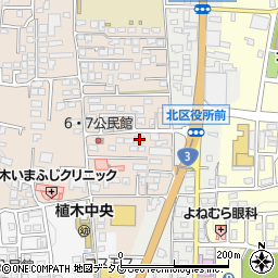 熊本県熊本市北区植木町一木801周辺の地図