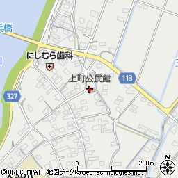 上町公民館周辺の地図