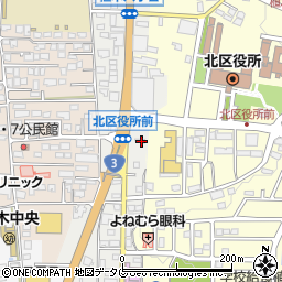 熊本県熊本市北区植木町植木135周辺の地図