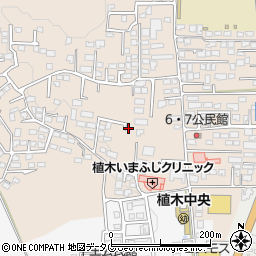 熊本県熊本市北区植木町一木607-8周辺の地図