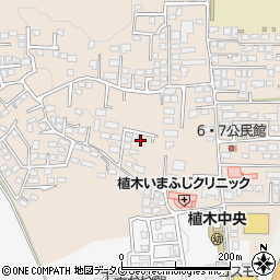 熊本県熊本市北区植木町一木607周辺の地図