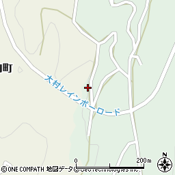 長崎県大村市平町1204-5周辺の地図
