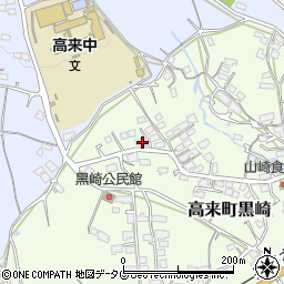 長崎県諫早市高来町黒崎197-5周辺の地図