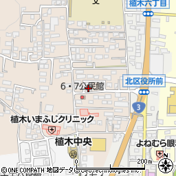 熊本県熊本市北区植木町一木824周辺の地図