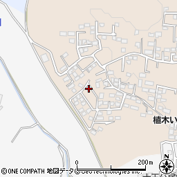 熊本県熊本市北区植木町一木670-18周辺の地図