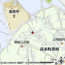 長崎県諫早市高来町黒崎193周辺の地図