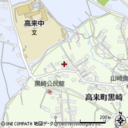 長崎県諫早市高来町黒崎197-11周辺の地図