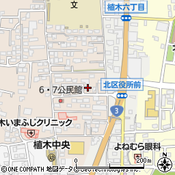 熊本県熊本市北区植木町一木810周辺の地図