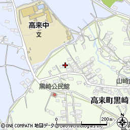 長崎県諫早市高来町黒崎197-1周辺の地図