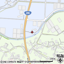 長崎県長崎市長浦町3698周辺の地図