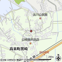 長崎県諫早市高来町黒崎101周辺の地図