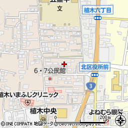 熊本県熊本市北区植木町一木812周辺の地図