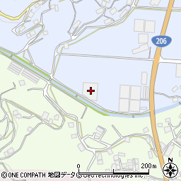長崎県長崎市長浦町3636周辺の地図