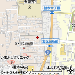 熊本県熊本市北区植木町一木168-8周辺の地図