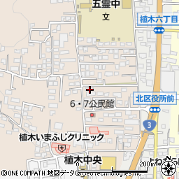 熊本県熊本市北区植木町一木188-7周辺の地図
