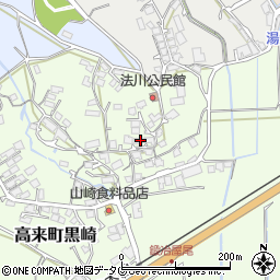 長崎県諫早市高来町黒崎96周辺の地図