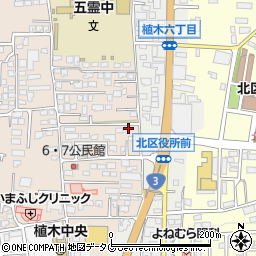 熊本県熊本市北区植木町一木168-2周辺の地図
