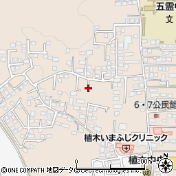熊本県熊本市北区植木町一木573-7周辺の地図