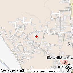 熊本県熊本市北区植木町一木612周辺の地図