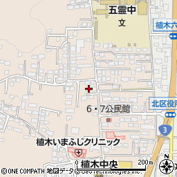 熊本県熊本市北区植木町一木585周辺の地図