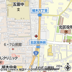 熊本県熊本市北区植木町植木114周辺の地図