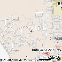 熊本県熊本市北区植木町一木610周辺の地図