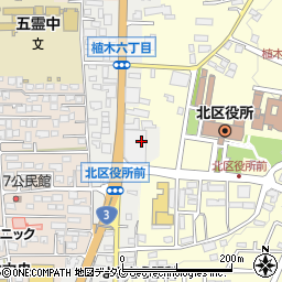 熊本県熊本市北区植木町植木133周辺の地図