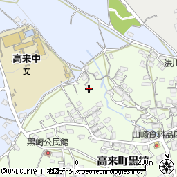 長崎県諫早市高来町黒崎157周辺の地図