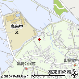 長崎県諫早市高来町黒崎190周辺の地図