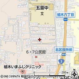 熊本県熊本市北区植木町一木191周辺の地図