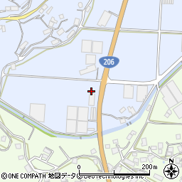 長崎県長崎市長浦町3646周辺の地図