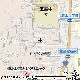 熊本県熊本市北区植木町一木191-5周辺の地図