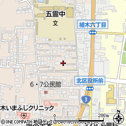 熊本県熊本市北区植木町一木191-12周辺の地図