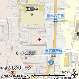 熊本県熊本市北区植木町一木167-3周辺の地図