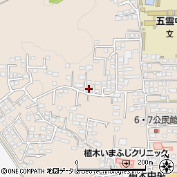熊本県熊本市北区植木町一木572-10周辺の地図