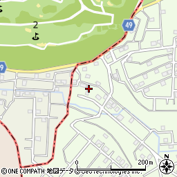 熊本県菊池郡大津町杉水744-14周辺の地図