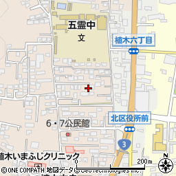 熊本県熊本市北区植木町一木193-7周辺の地図