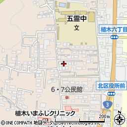 熊本県熊本市北区植木町一木193-3周辺の地図