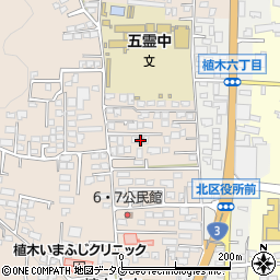 熊本県熊本市北区植木町一木193-9周辺の地図