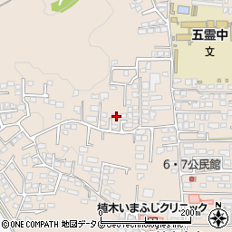 熊本県熊本市北区植木町一木571周辺の地図