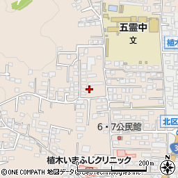 熊本県熊本市北区植木町一木576周辺の地図