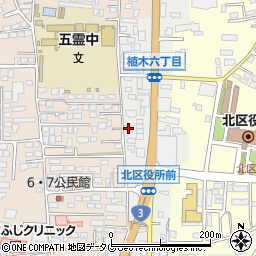 熊本県熊本市北区植木町植木116-4周辺の地図