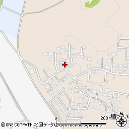 熊本県熊本市北区植木町一木636-12周辺の地図